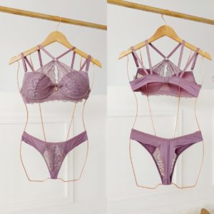 CONJUNTO ARIANA COM DETALHES EM RENDA – LILÁS