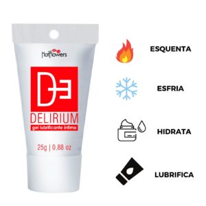 GEL LUBRIFICANTE ÍNTIMO – DELIRIUM 25G