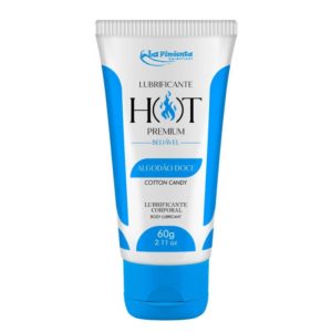 HOT PREMIUM – LUBRIFICANTE TÉRMICO CORPORAL BEIJÁVEL 60G – ALGODÃO DOCE