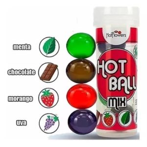 BOLINHAS EXPLOSIVAS BEIJÁVEIS -HOT BALL PLUS MIX