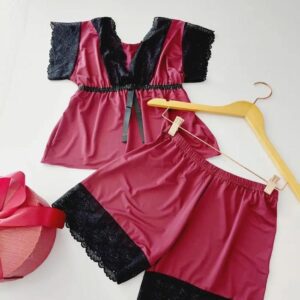 BABYDOLL COM DETALHE EM RENDA