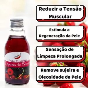 ESPUMA PARA O BANHO DE FRUTAS VERMELHAS 80ML CHILLIES