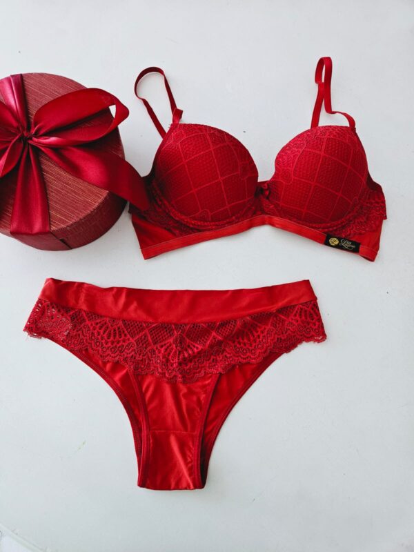 LINGERIE COM BOJO - VERMELHO