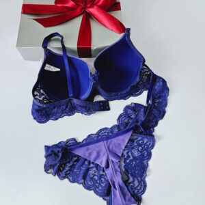 CONJUNTO COM BOJO E CALCINHA RENDADA FIO DUPLO