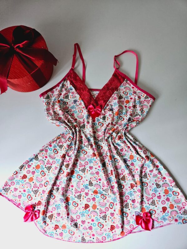 CAMISOLA CURTA E ESTAMPADA EM MICROFIBRA - ROSA - Image 2