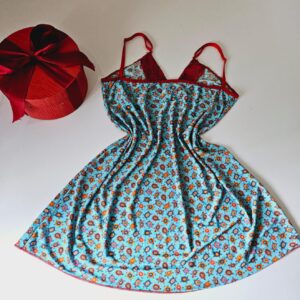 CAMISOLA CURTA  E ESTAMPADA EM MICROFIBRA – TIFFANY