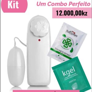 KIT BULLET + LUBRIFICANTE EM SACHÉ E RASPADINHA