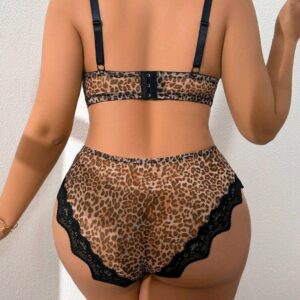 LINGERIE PLUS SIZE PLUS SIZE- ESTAMPA DE ANIMAL