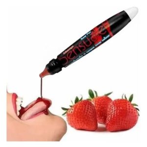 CANETA COMESTÍVEL SABOR MORANGO