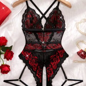 BODY SENSUAL RENDADO – BICOLOR