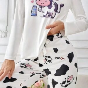 PIJAMA DE CALÇA E MANGA LONGA