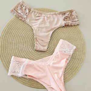 KIT DE 2 CALCINHAS EM MICROFIBRA