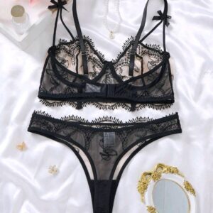 LINGERIE EM TULLE SEM BOJO